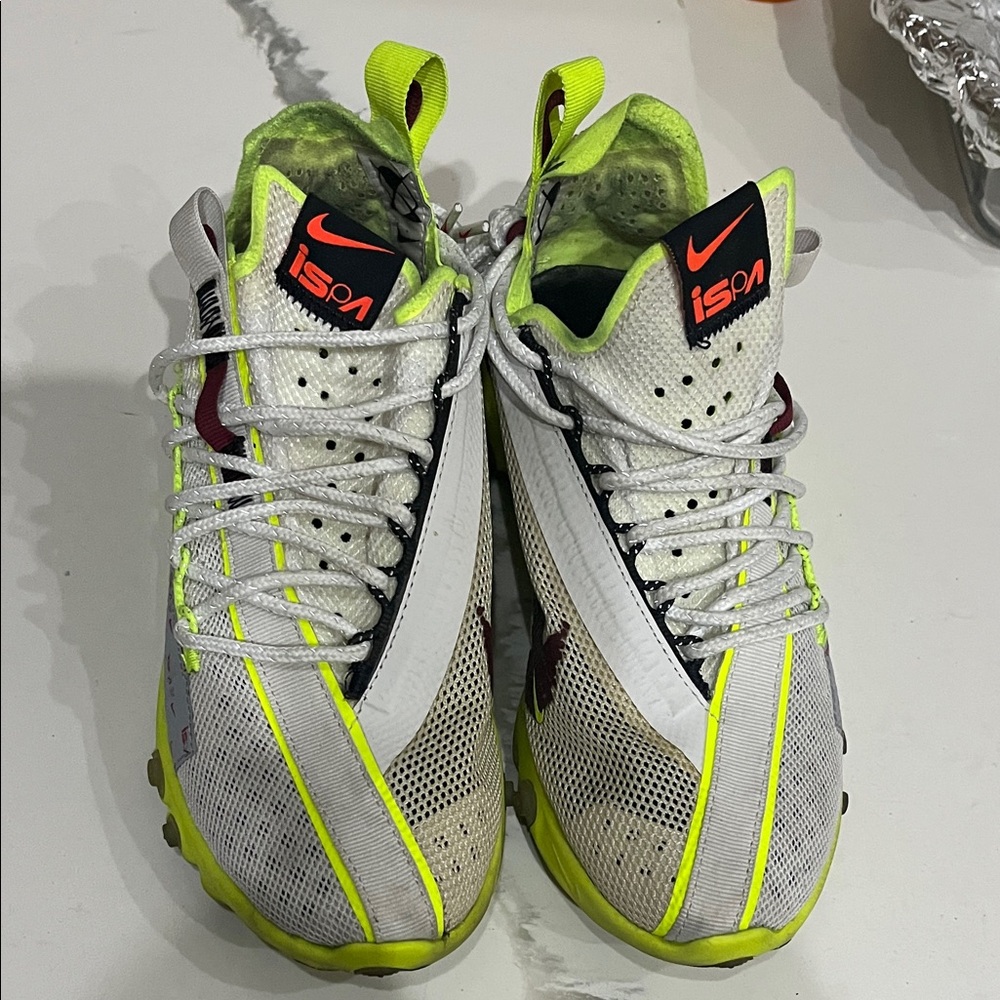 Nike ISPA White and Neon Green Sneakers
